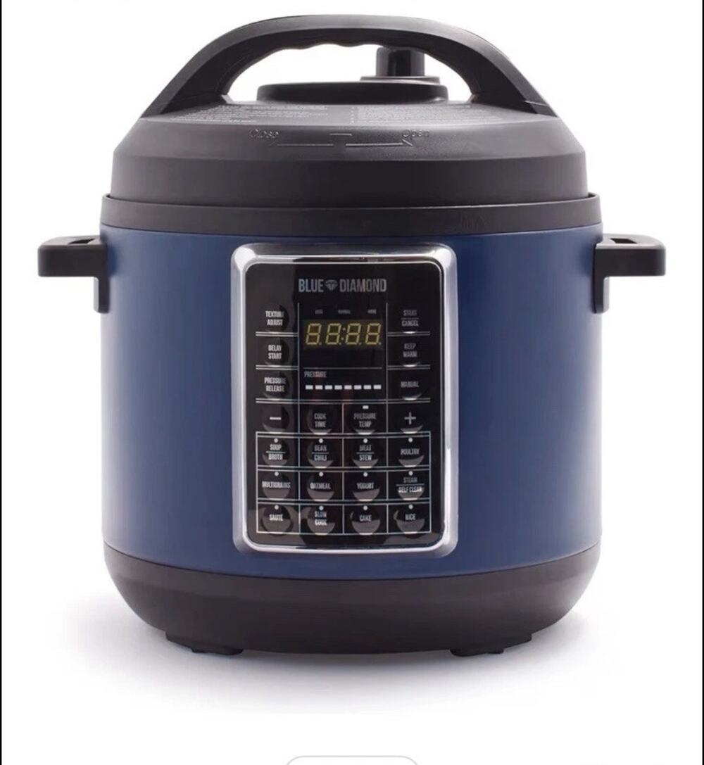 Blue Diamond Ceramic Nonstick 16-in-1 6QT Electric Pressure Cooker